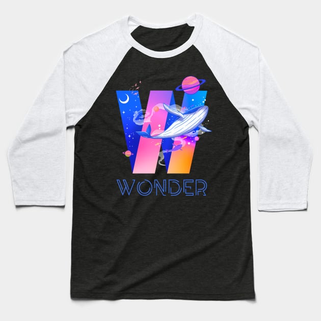 W is for Wonder Baseball T-Shirt by Crafty Mornings